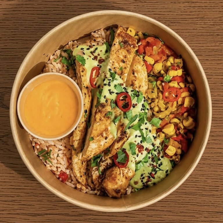 Chipotle chicken bowl