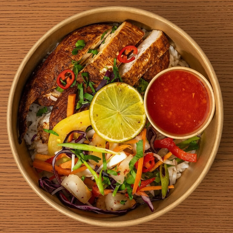 Jerk chicken bowl